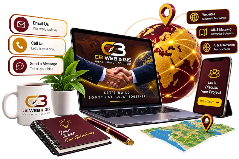 Web design, GIS and AI project consultation for businesses