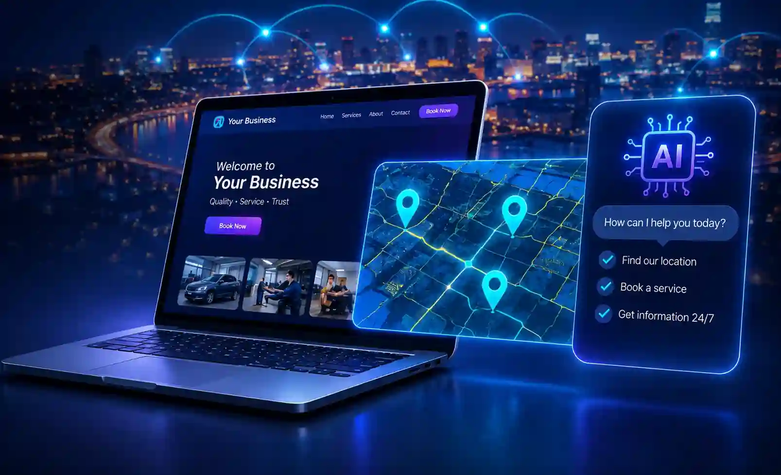 Web design, GIS mapping and AI business solutions