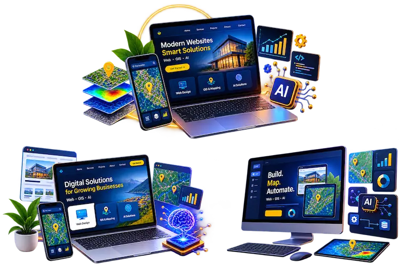 Web design and GIS projects for businesses in Sweden