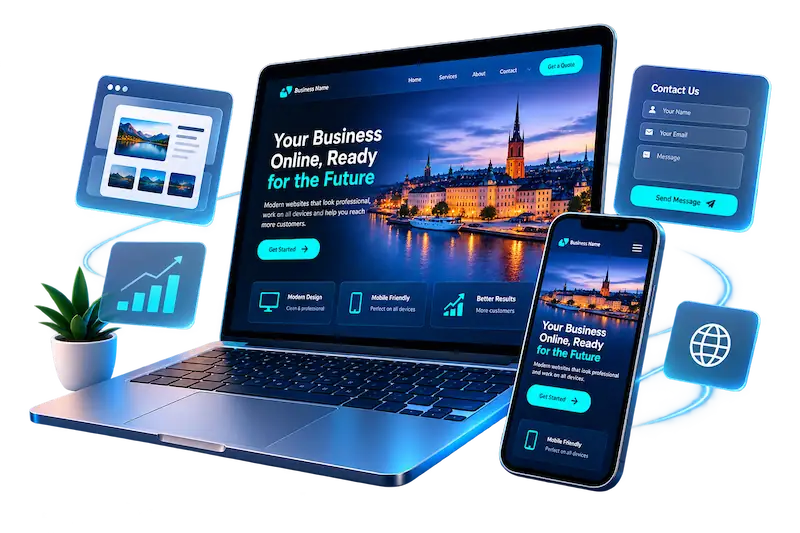 Professional web design for small businesses